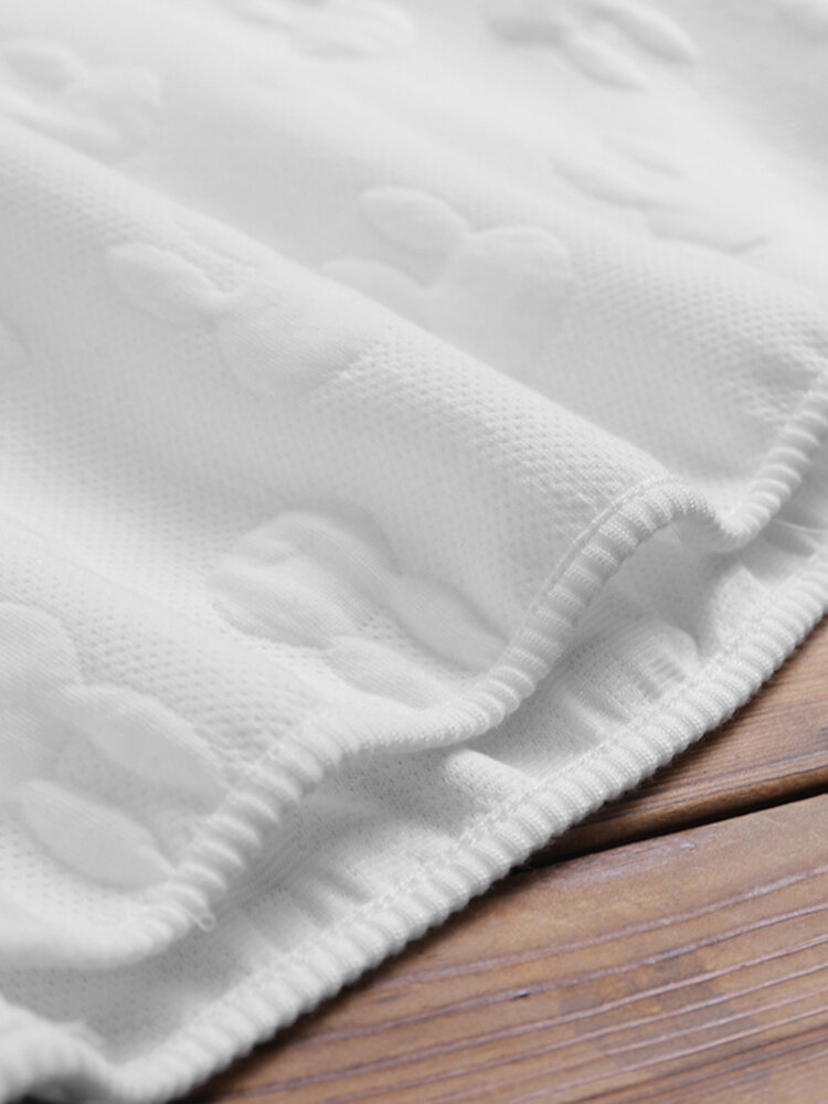 Women Loose All Rabbits Print Stereogram Solid Casual Pullover Sweatshirt